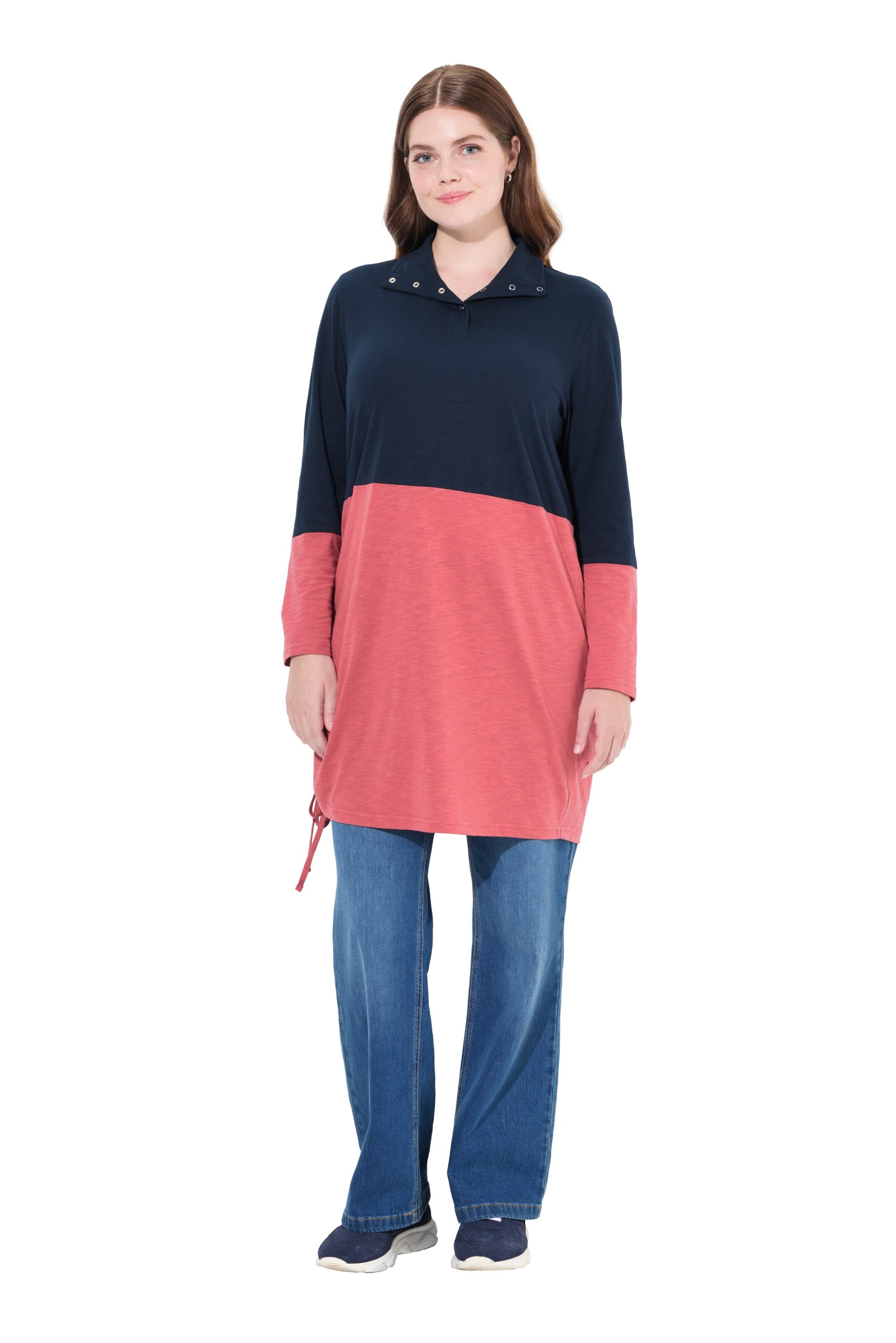 Ulla Popken Shirt in Blau: Vorderseite