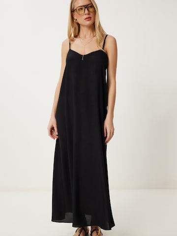 Robe d’été Happiness İstanbul en noir : devant