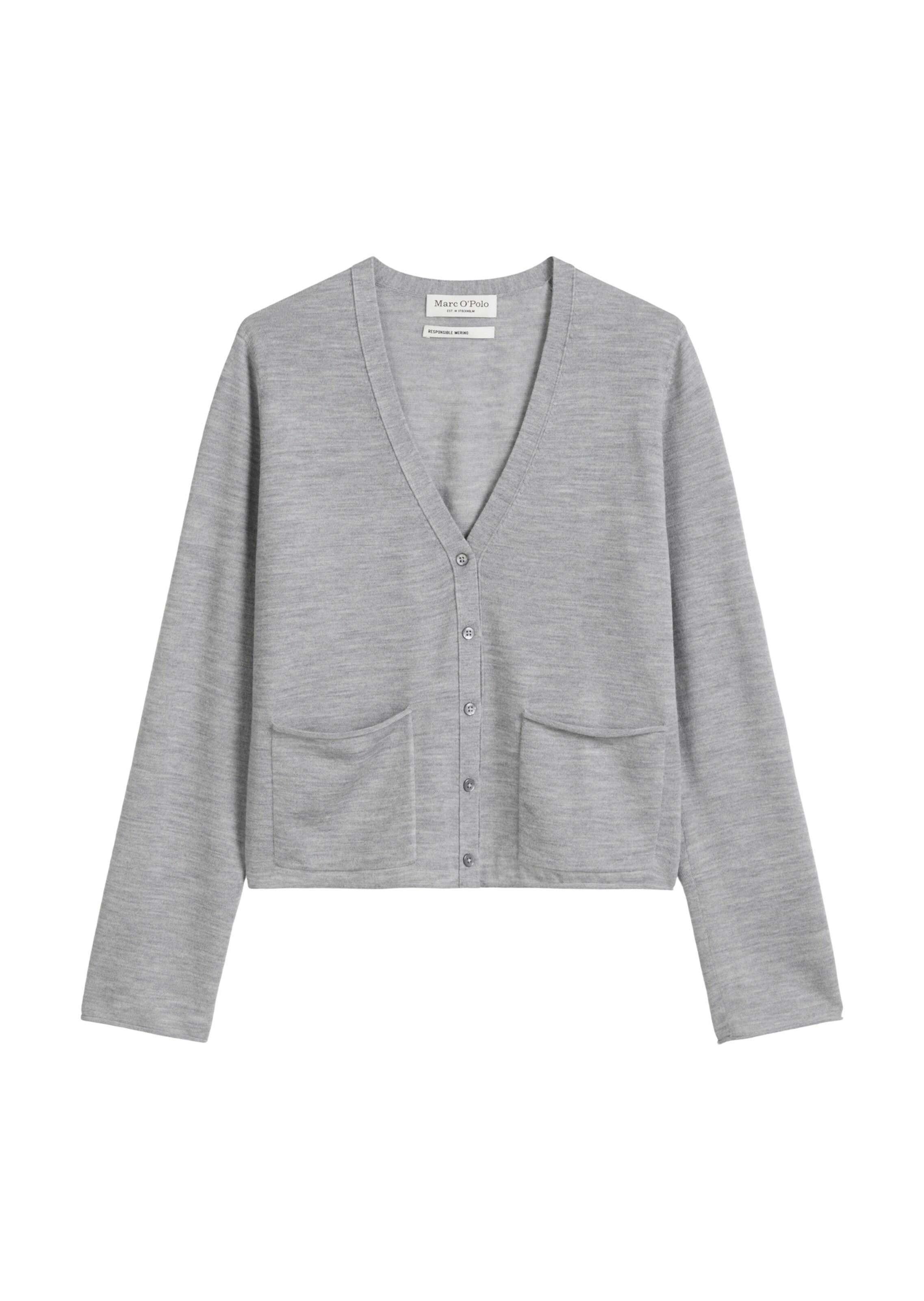 Marc O'Polo Knit cardigan in Grey: front