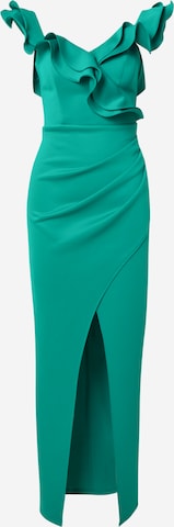 LipsyVečernja haljina - zelena boja: prednji dio