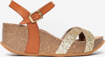 Bayton Sandal 'Venus' i brun