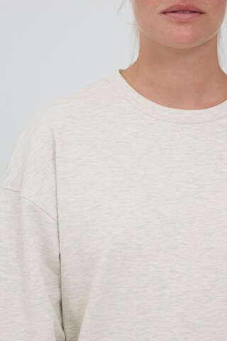 Sweat-shirt 'GRYNET' Oxmo en beige