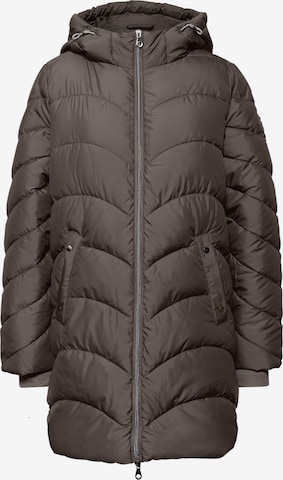 STREET ONE Winterjacke in Braun: Vorderseite