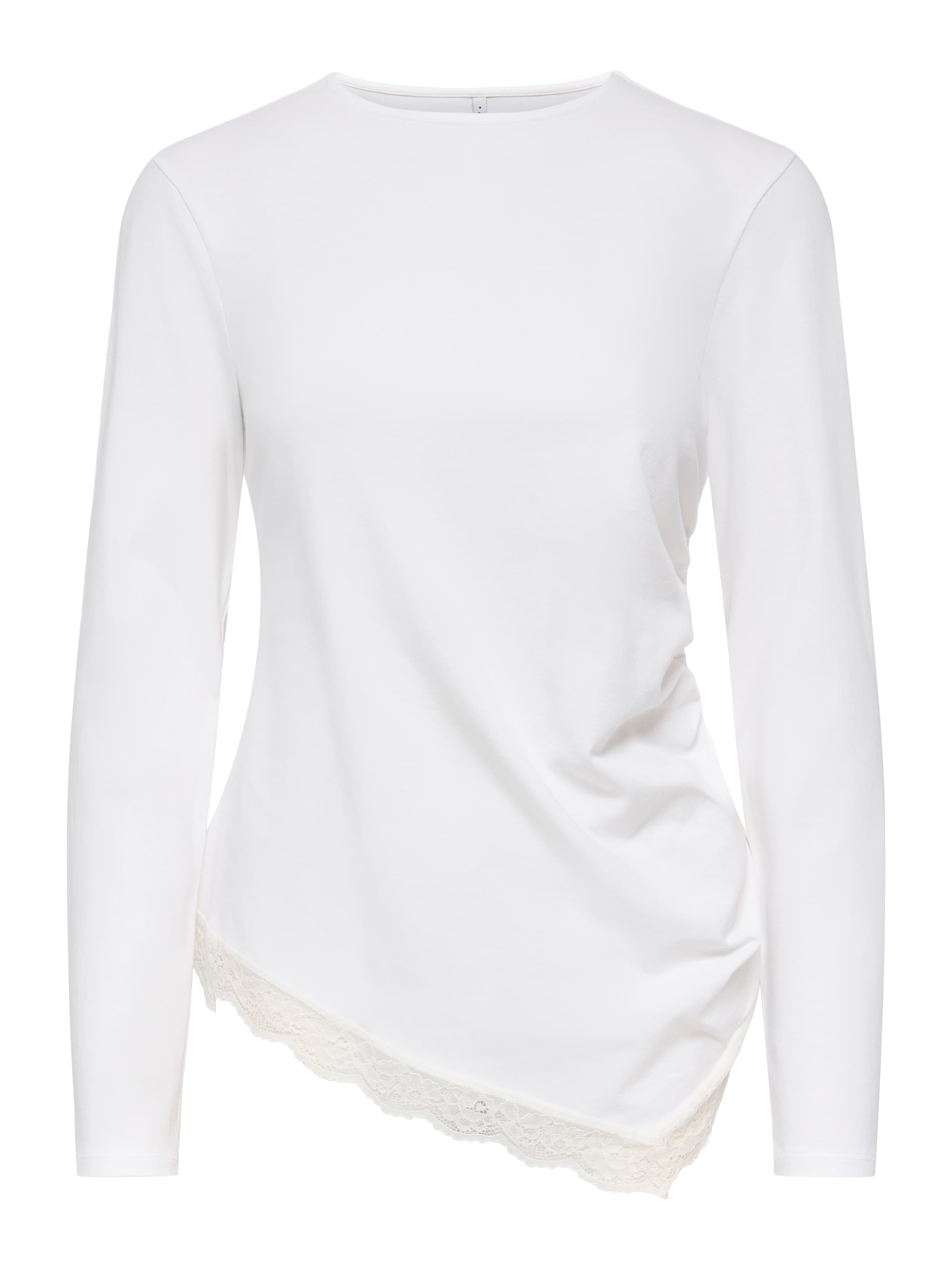 ONLY Μπλουζάκι 'ONLLIVE LOVE' σε λευκό: μπροστά