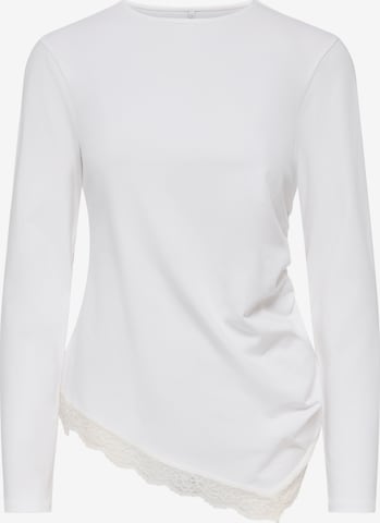 ONLY Shirt 'ONLLIVE LOVE' in Weiß: Vorderseite