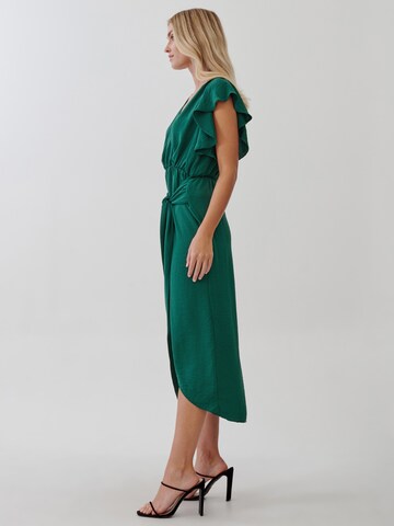 Tussah Dress 'SCARLET' in Green