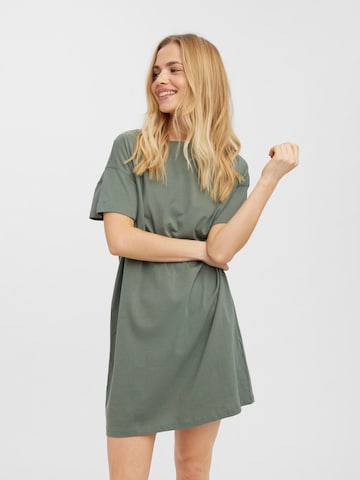 zaļš VERO MODA "Oversize" stila kleita 'Pia': no priekšpuses