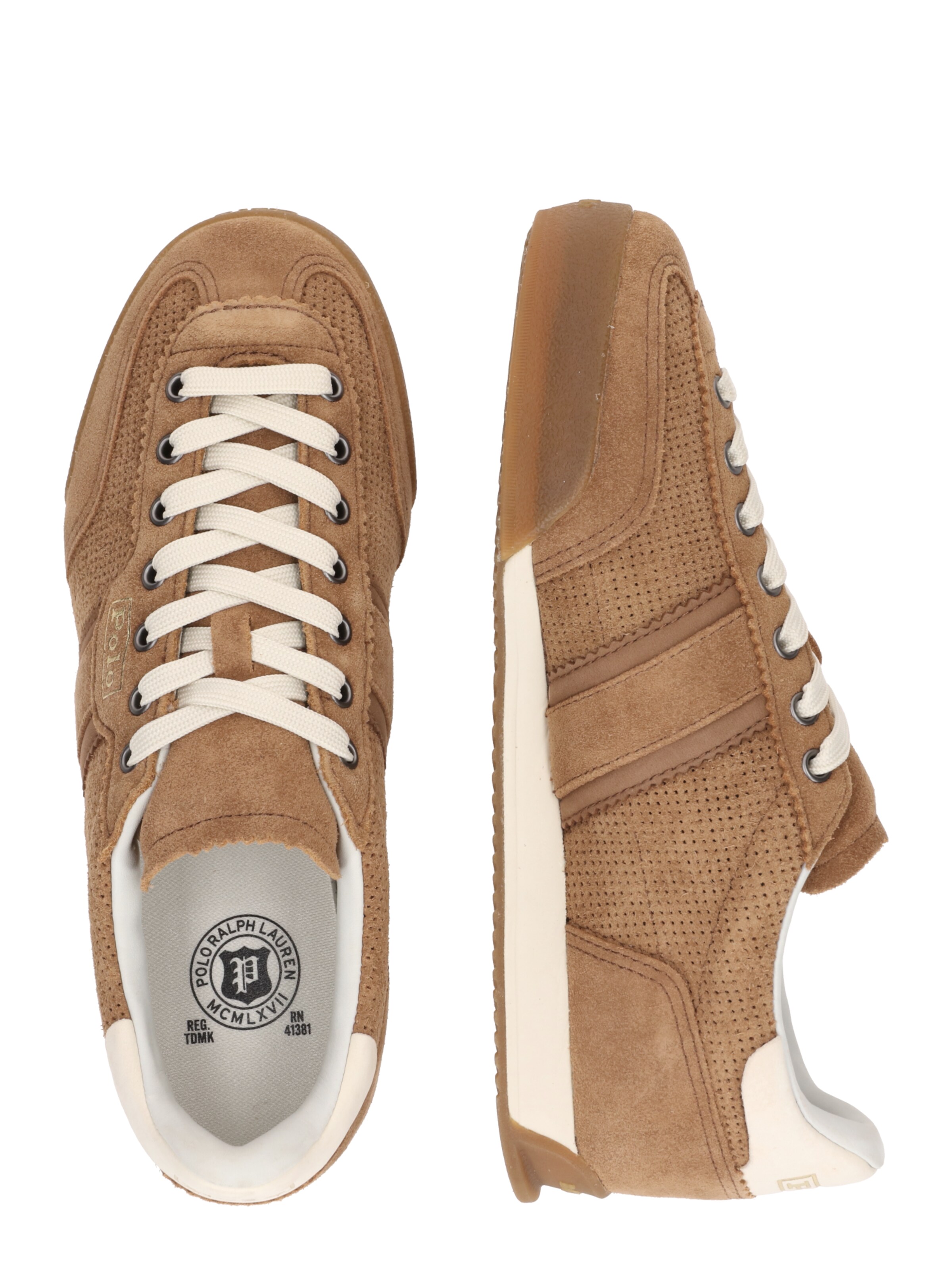 Polo Ralph Lauren Ниски маратонки в кафяво