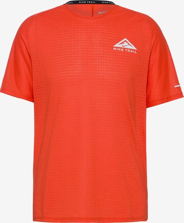 NIKE Performance Shirt 'SOLAR CHASE' in Orange: front