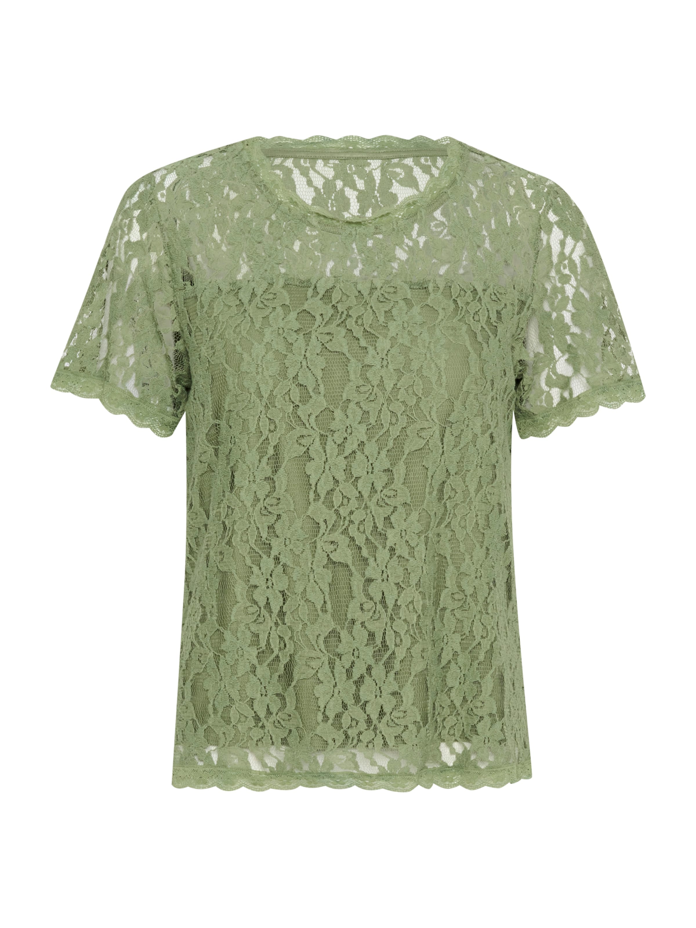 Cream Blus 'CR Kit' i grön: framsida