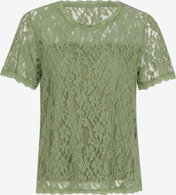 Chemisier 'CR Kit' Cream en vert : devant