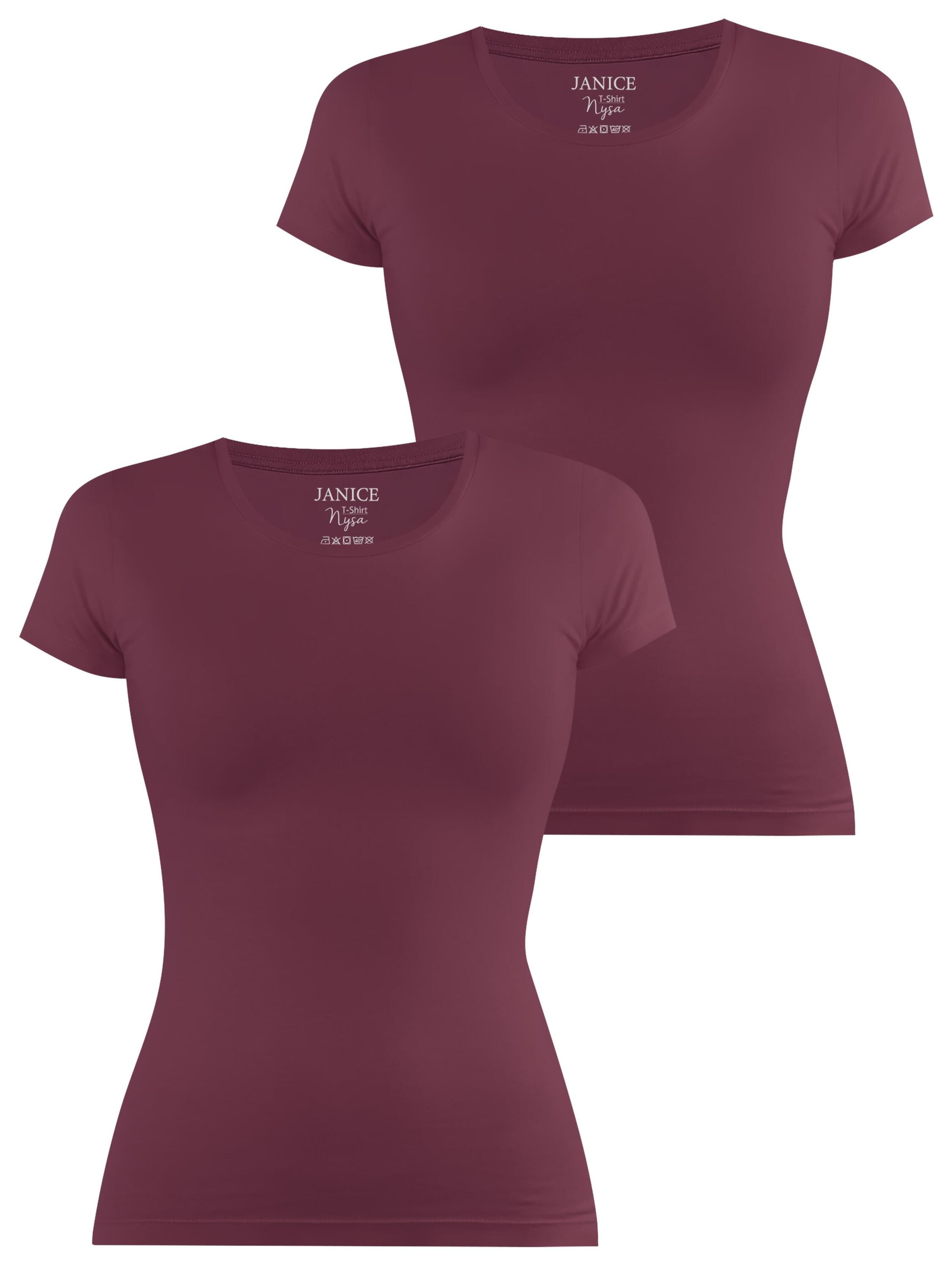 Janice Shirt 'Nysa' in Rood: voorkant