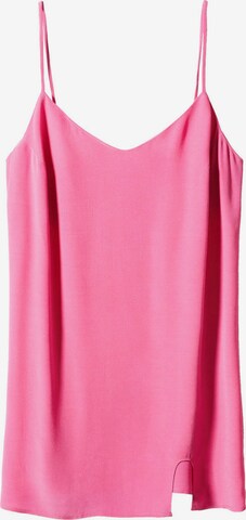 MANGO Letní šaty – pink: přední strana