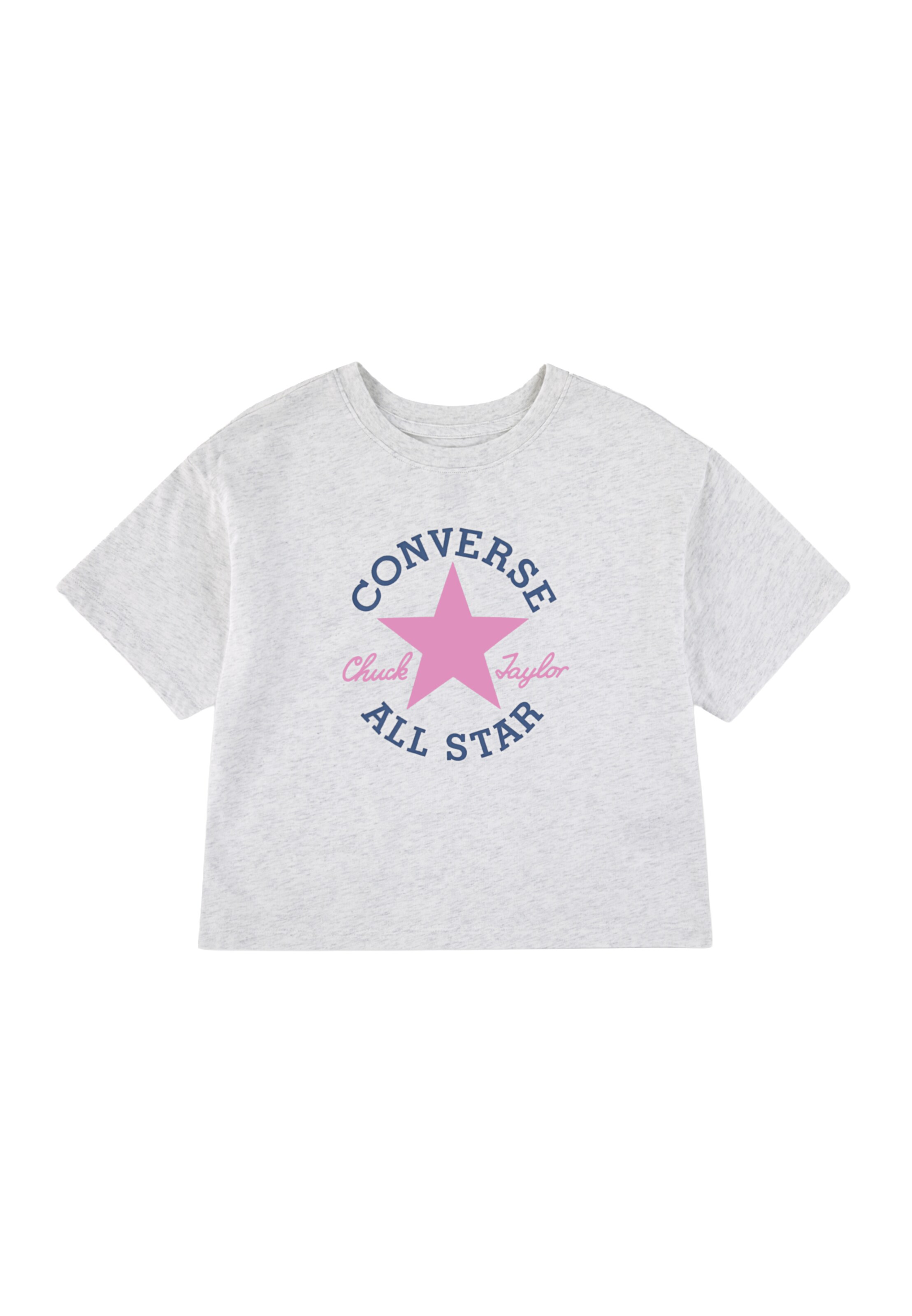 CONVERSE Футболка в Серый: спереди