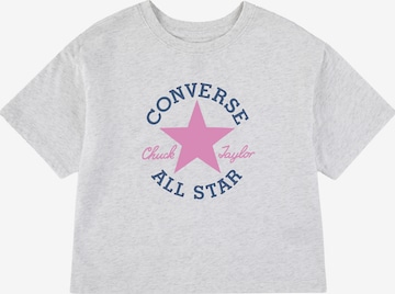 CONVERSE Футболка в Серый: спереди
