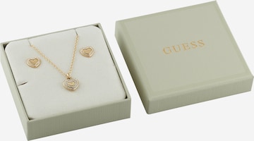 Parure de bijoux GUESS en or : devant