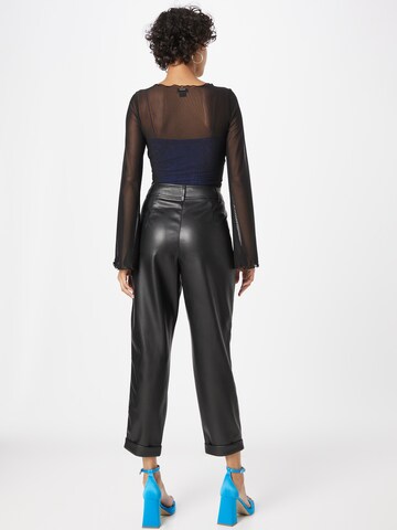 River Island Regular Pleat-front trousers in Black