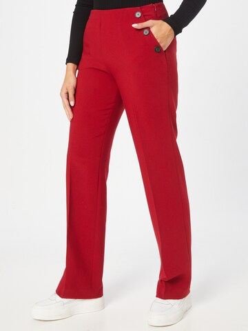 s.Oliver BLACK LABEL Loose fit Pleated Pants in Red: front