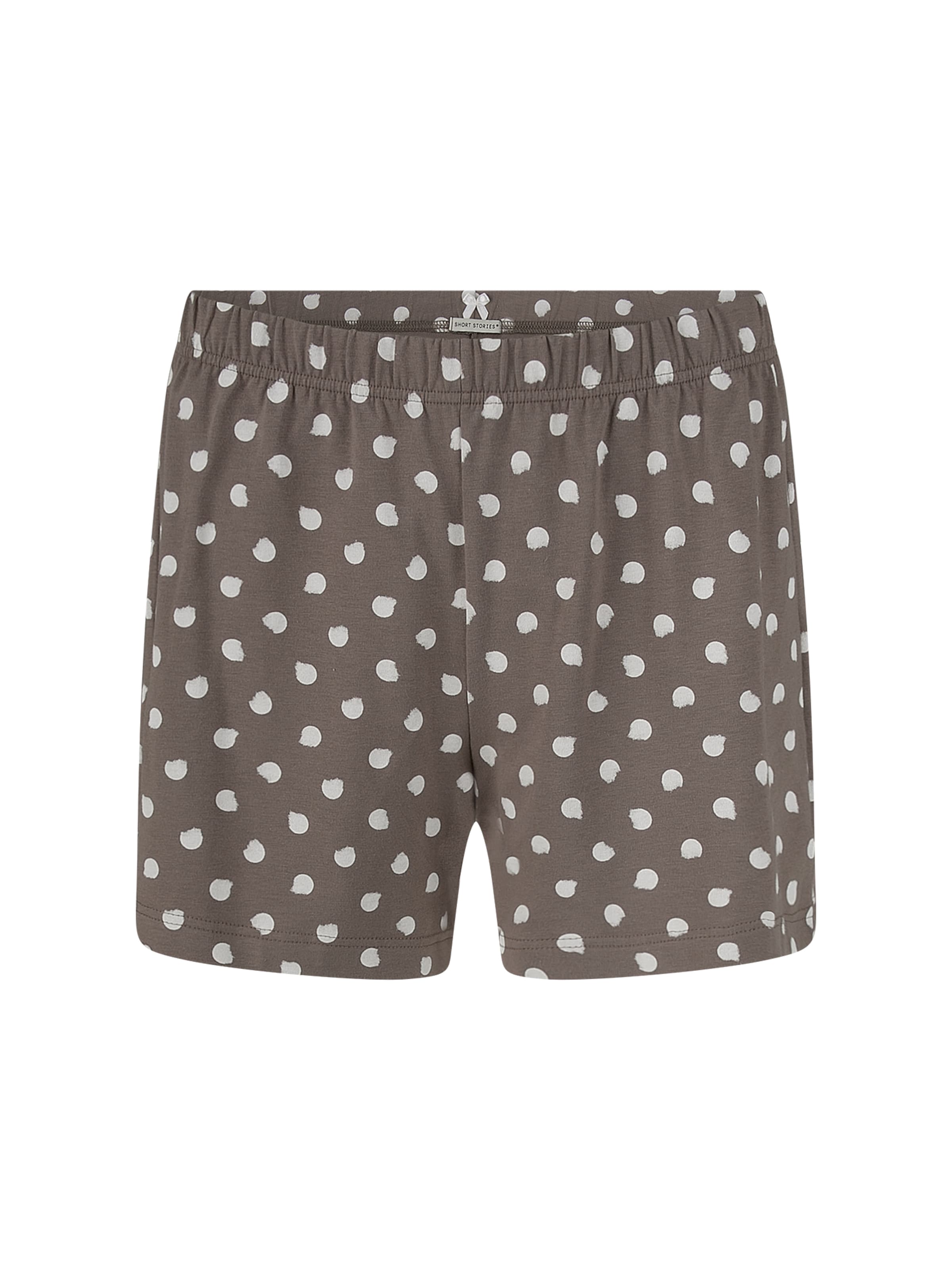 Sanetta Schlafshorts in Braun: Vorderseite