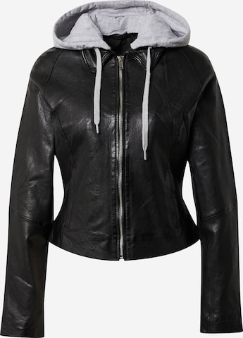 FREAKY NATION - Chaqueta de entretiempo en negro: frente