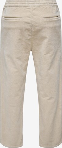 regular Pantaloni 'SINUS' di Only & Sons in beige