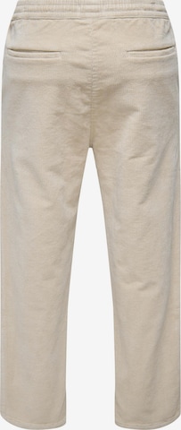 Only & Sons Regular Broek 'SINUS' in Beige