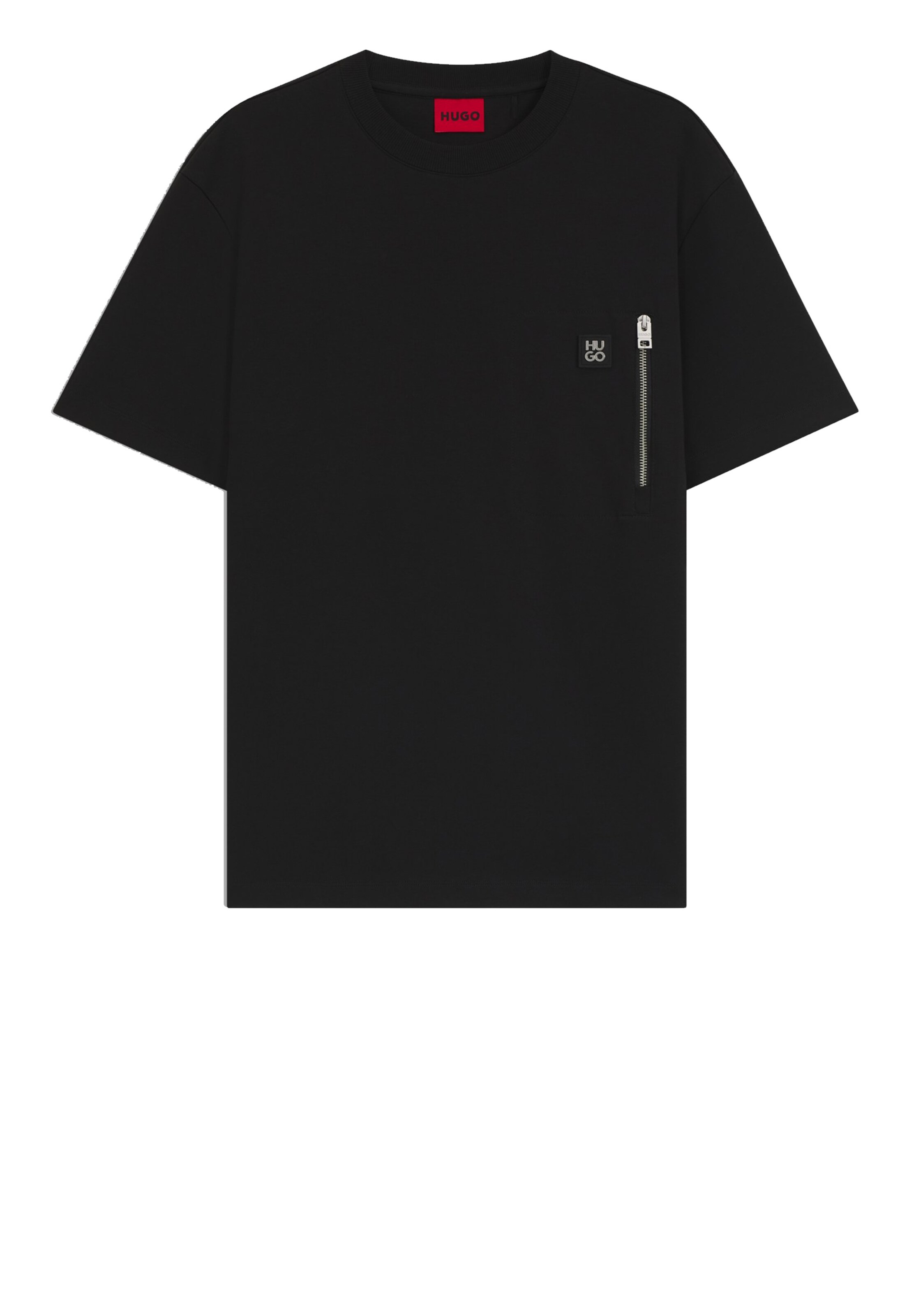 T-Shirt 'Dargentee' HUGO en noir : devant