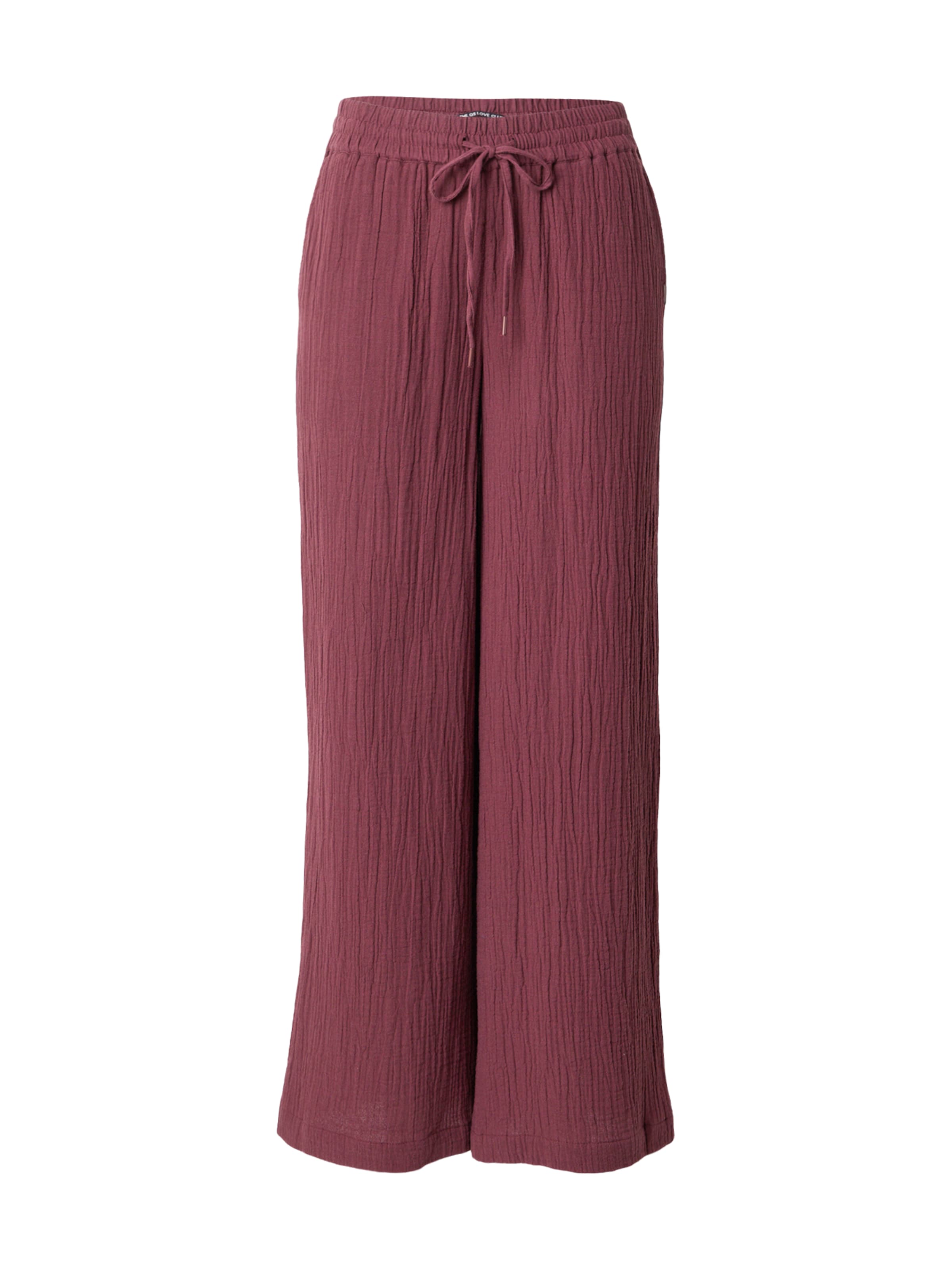 Wide Leg Pantalon QS en rouge : devant