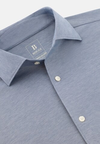Coupe regular Chemise Boggi Milano en bleu