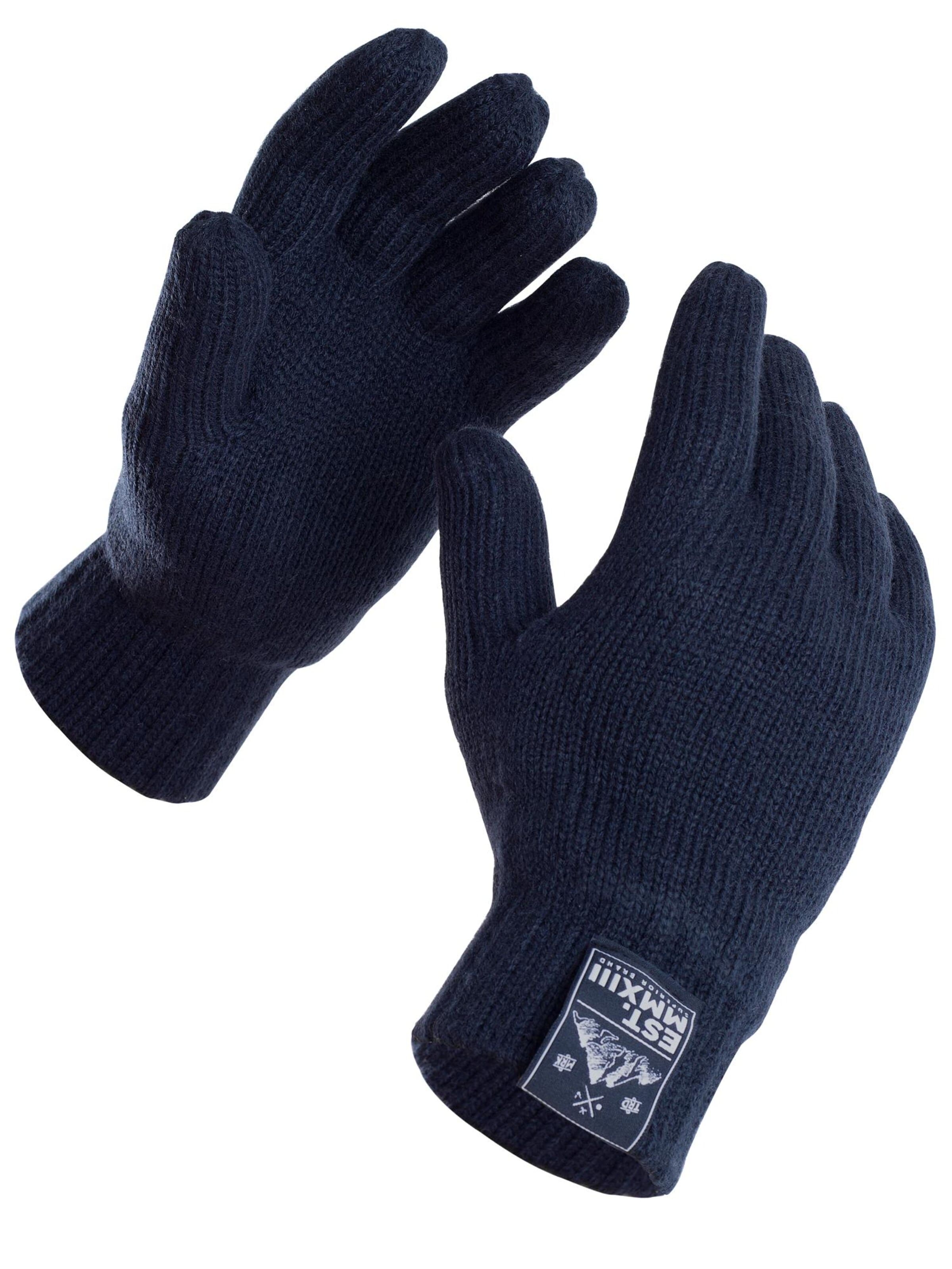 Manufaktur13 Full Finger Gloves 'Rough' in Blue: front