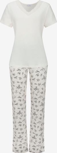Pižama 'Dreams' iš VIVANCE, spalva – gelsvai pilka spalva / juoda, Prekių apžvalga