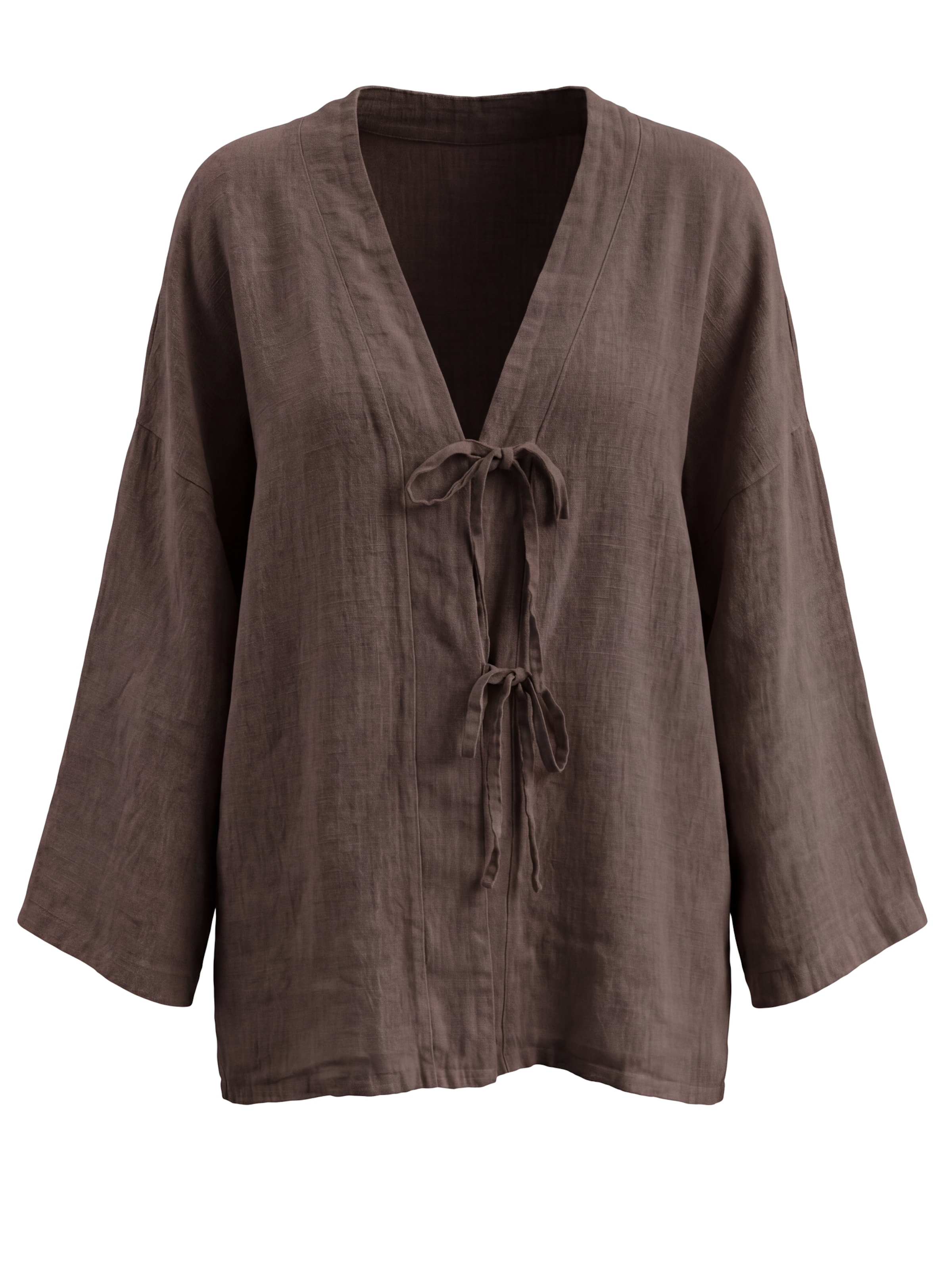 Seasons of April Blouse ' GIANNA ' in Brown: front