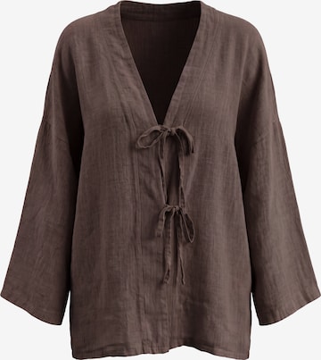 Seasons of April Blouse ' GIANNA ' in Brown: front