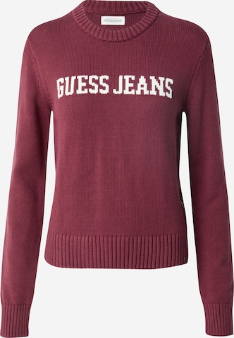 GUESS JEANS - Pullover em roxo: frente