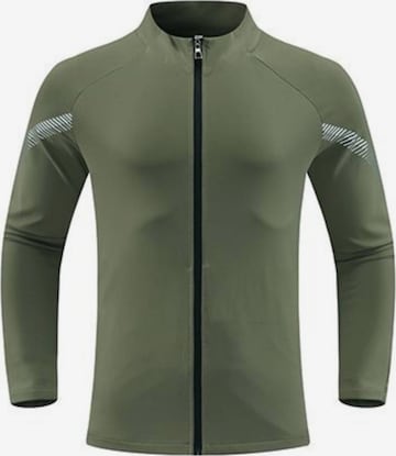 YOUTHUP Winterjacke 'Trockensog' in Grün: Vorderseite