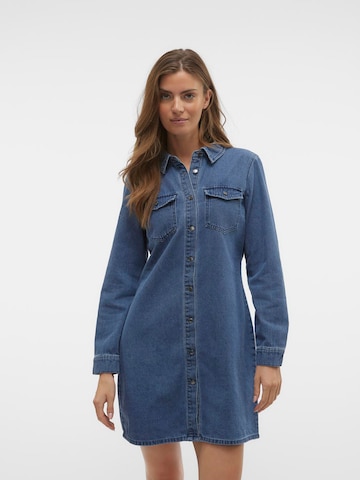 Robe-chemise 'Jennie' VERO MODA en bleu : devant