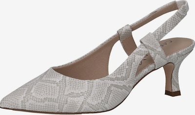 CAPRICE Slingpumps in beige / weiß, Produktansicht