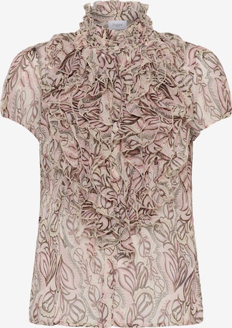 SAINT TROPEZ Bluse 'Lilja' in Beige: Vorderseite