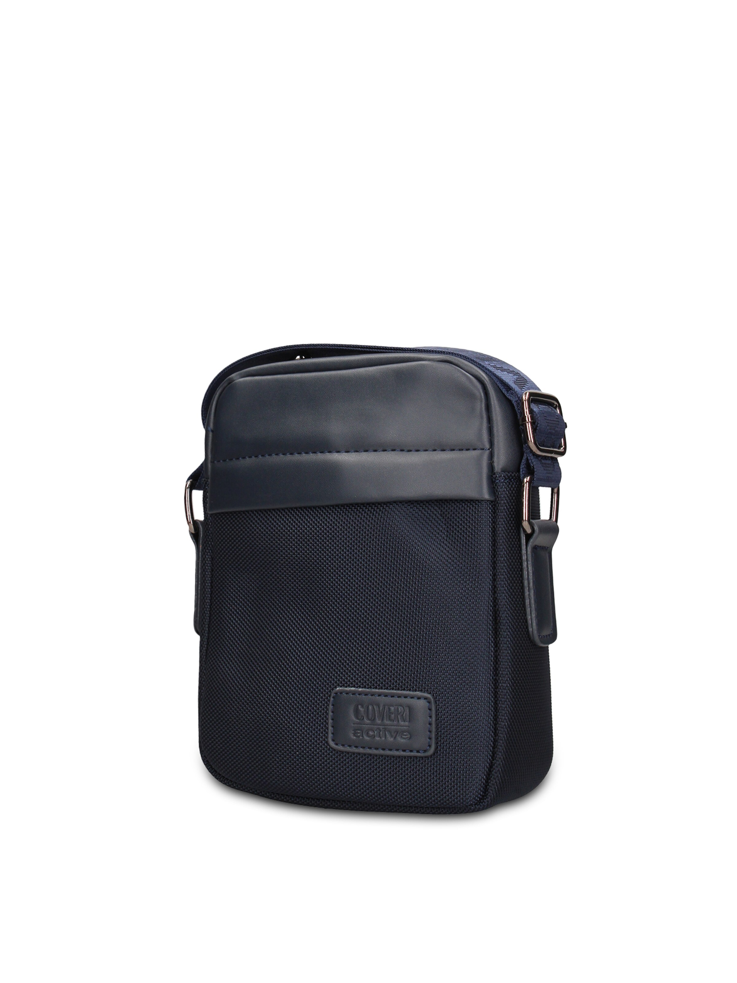 Borsa a tracolla 'Borsa a Tracolla Uomo Vegan Leather con Zip' di Coveri Collection in blu