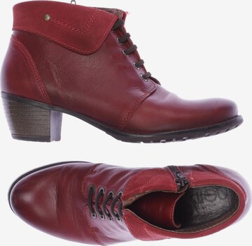 heine Dress Boots in 38 in Red: front