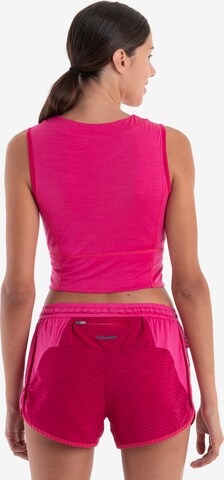 ICEBREAKER Top 'Mer 125 ZoneKnit' in Pink