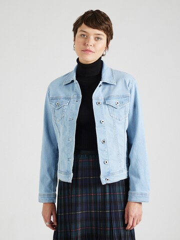 Pepe Jeans Демисезонная куртка в Синий: спереди