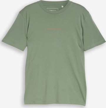 Tricou de la TOM TAILOR DENIM pe verde: față