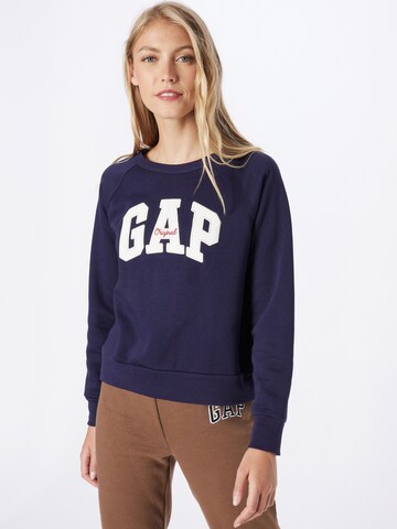 GAP Sweatshirt in Blau: predná strana