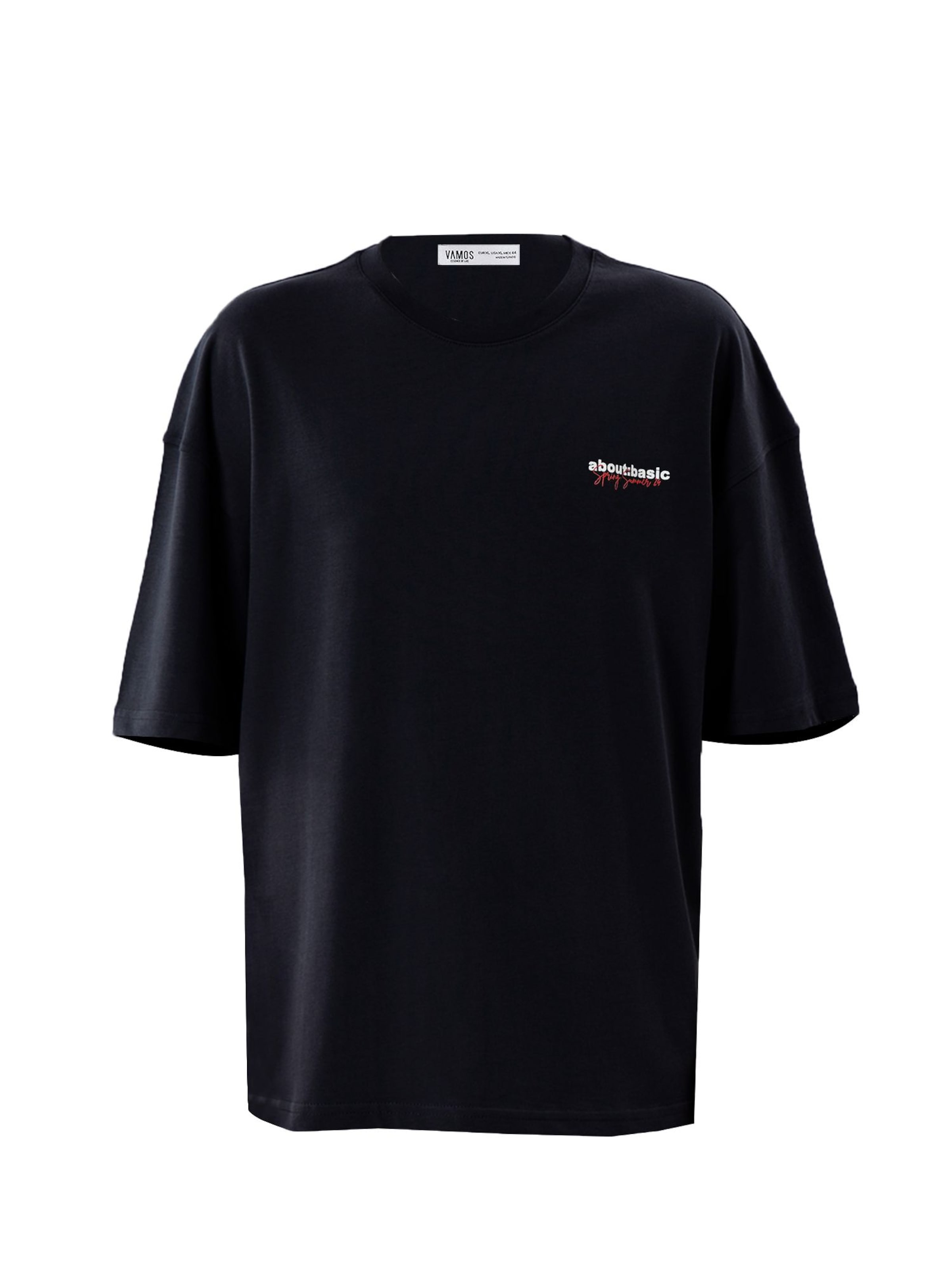 VAMOS CLO Футболка 'Coral Bells' в Черный: спереди