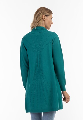 Usha Knit Cardigan 'Sivene' in Green