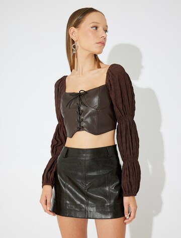 Koton Blouse in Brown