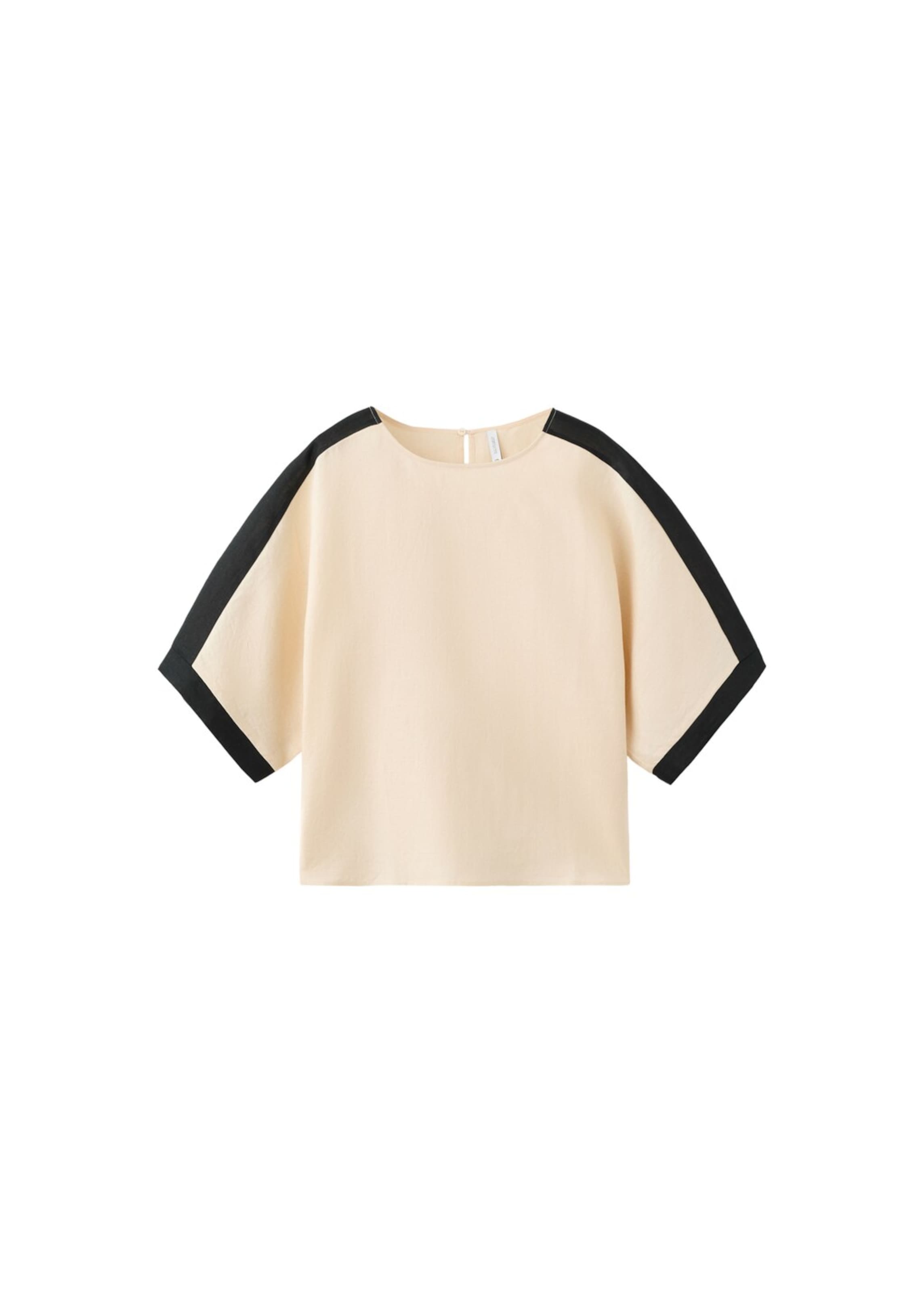 MANGO Blouse 'Morti' in Beige: front