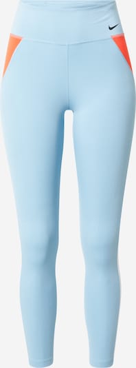 Pantaloni sportivi NIKE di colore blu chiaro / arancione chiaro / nero / bianco, Visualizzazione prodotti