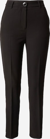 Pantaloni con piega frontale 'ZOE' di GUESS in nero: frontale